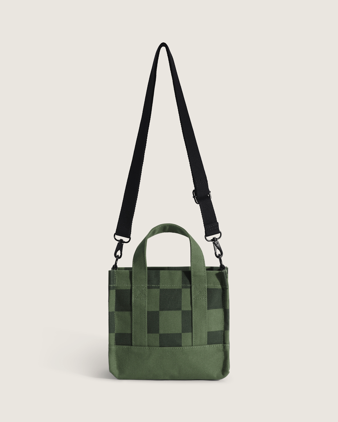 Vans Lil Pergs Tote Bag in Checkerboard Pine Forest Green