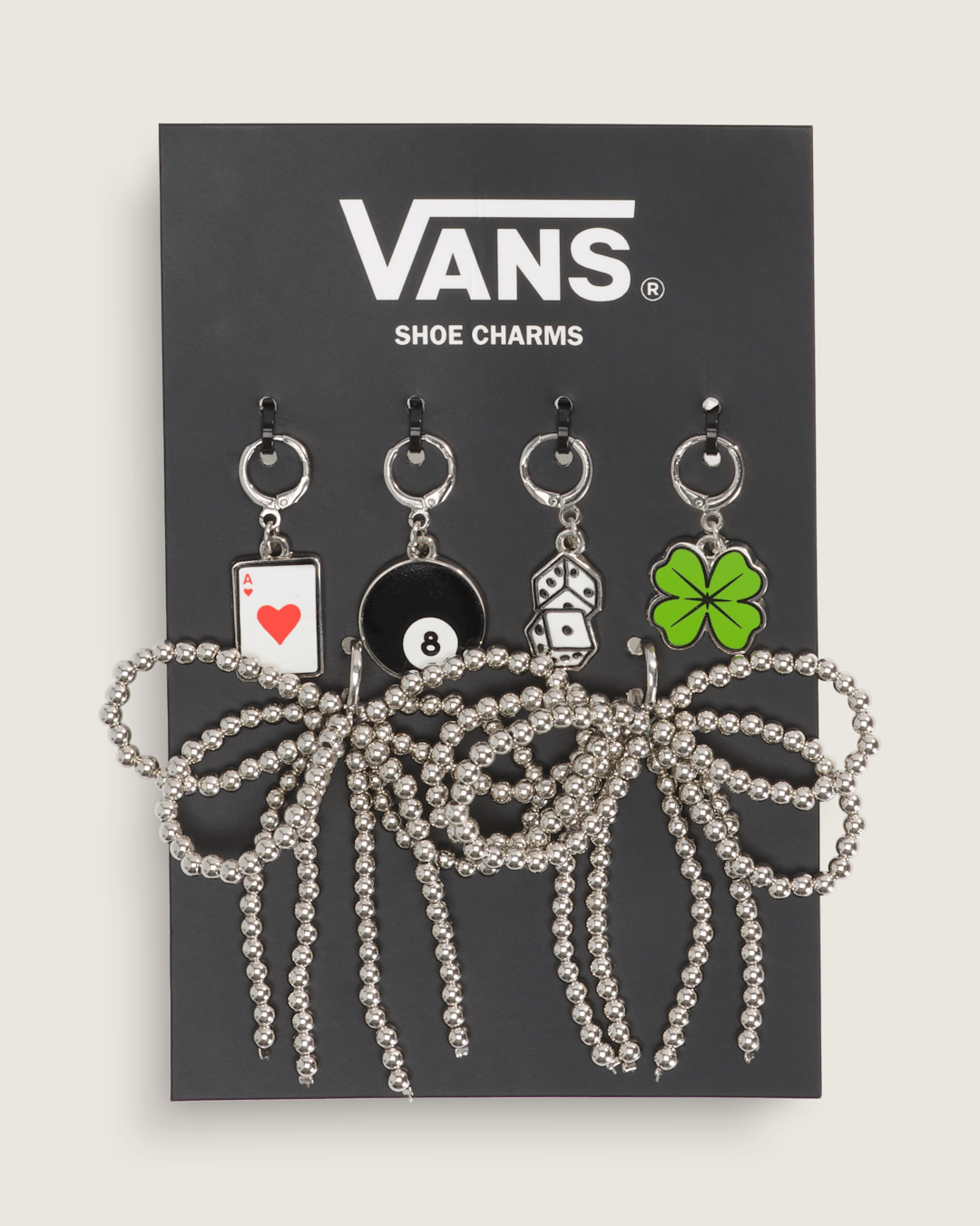 Vans Vans Ws Lucky Shot Shoe Charm Set in Green / Black / White