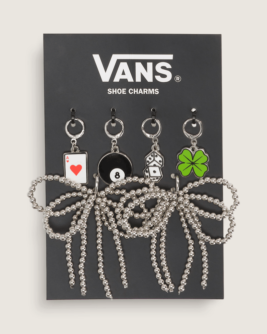 Vans Vans Ws Lucky Shot Shoe Charm Set in Green / Black / White