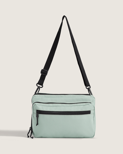 Vans Bail Convertible Crossbody Bag in Grey Olive Green