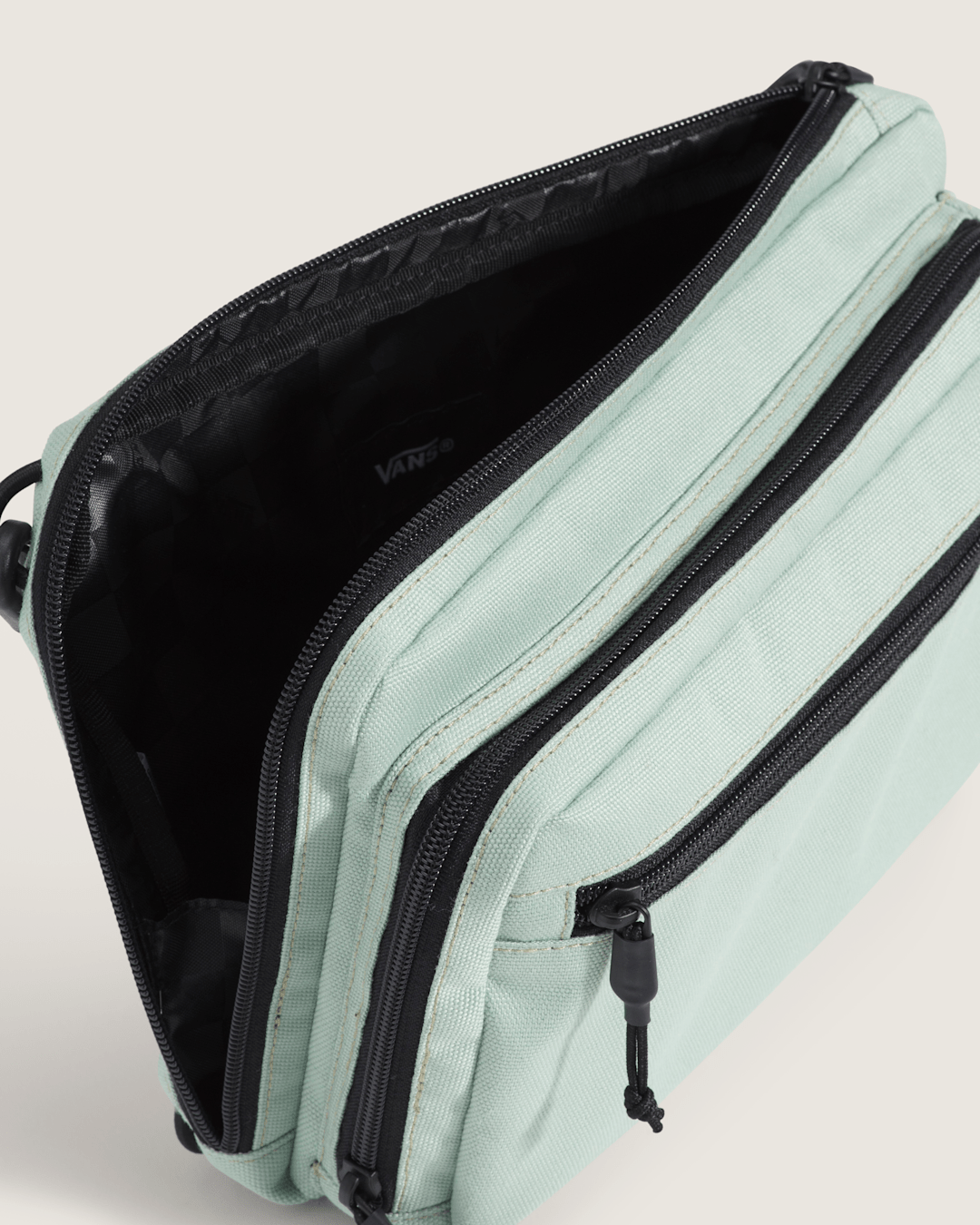 Vans Bail Convertible Crossbody Bag in Grey Olive Green