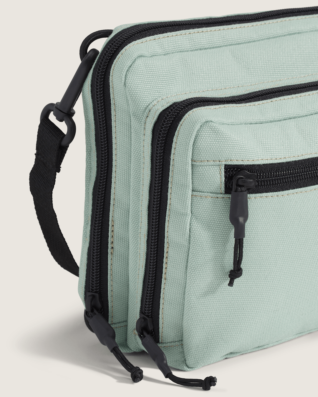Vans Bail Convertible Crossbody Bag in Grey Olive Green