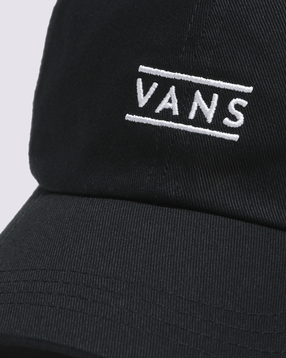 Vans Half Box Curved Bill Jockey Hat in Black
