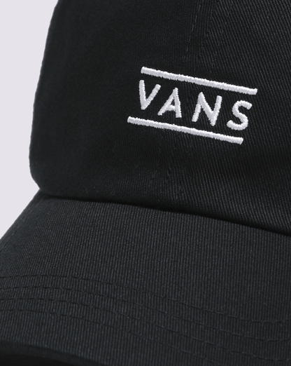 Vans Half Box Curved Bill Jockey Hat in Black