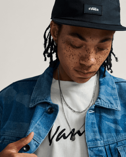 Vans Skate Snapback Hat by Atiba Jefferson in Atiba Black