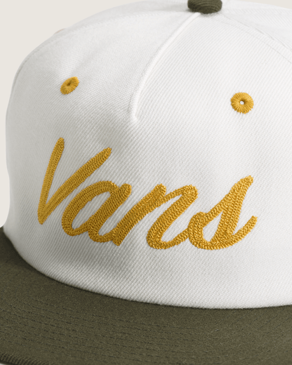 Vans Gotsie Snapback Hat in Dried Kelp Green