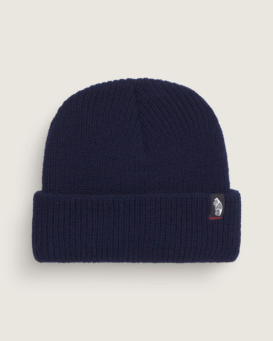 Vans Original Shallow Cuff Beanie in Deep Indigo Blue