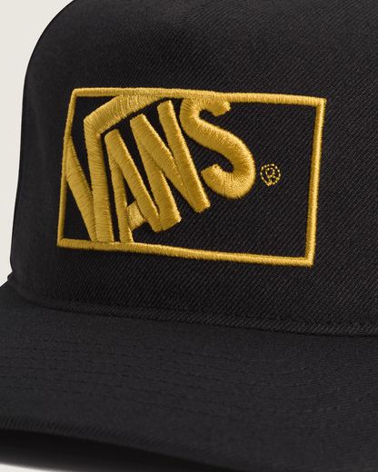 Vans Vans Formula Snapback Hat in Black / Burnt Gold Yellow