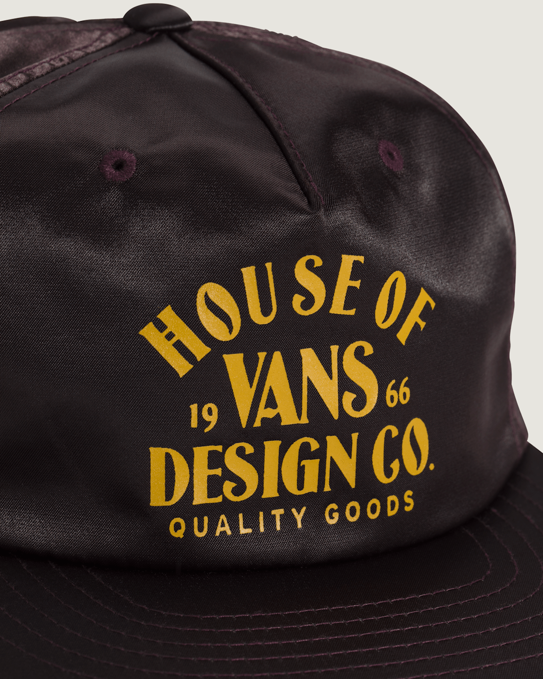 Vans Vans HOV Snapback Hat in Dark Port Red