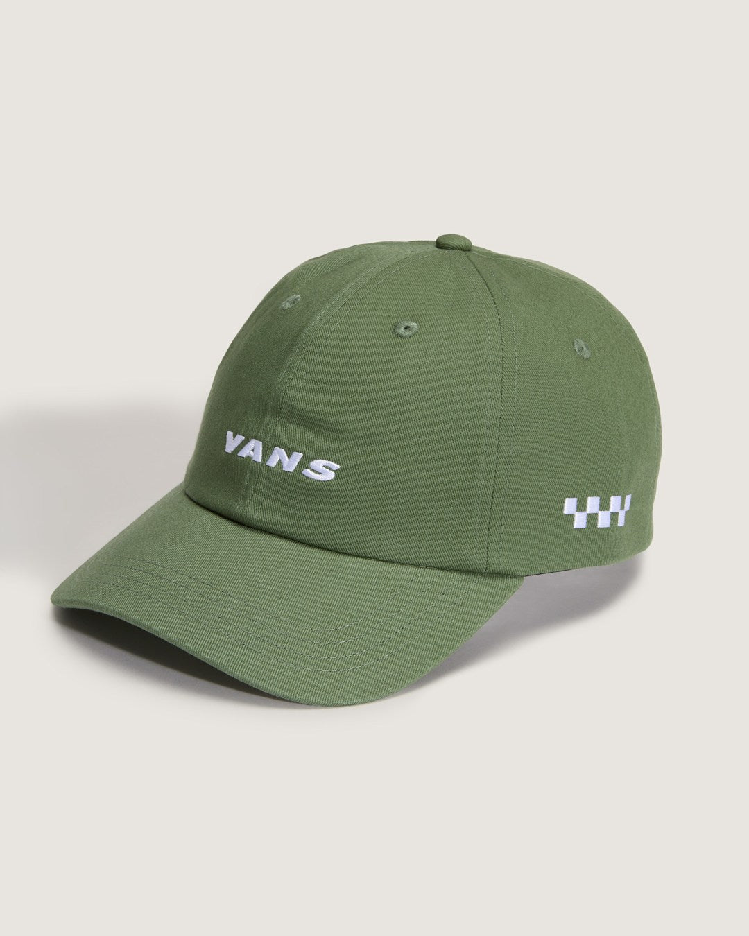 Vans Checkerboard Side Snapback Hat in Pine Forest Green