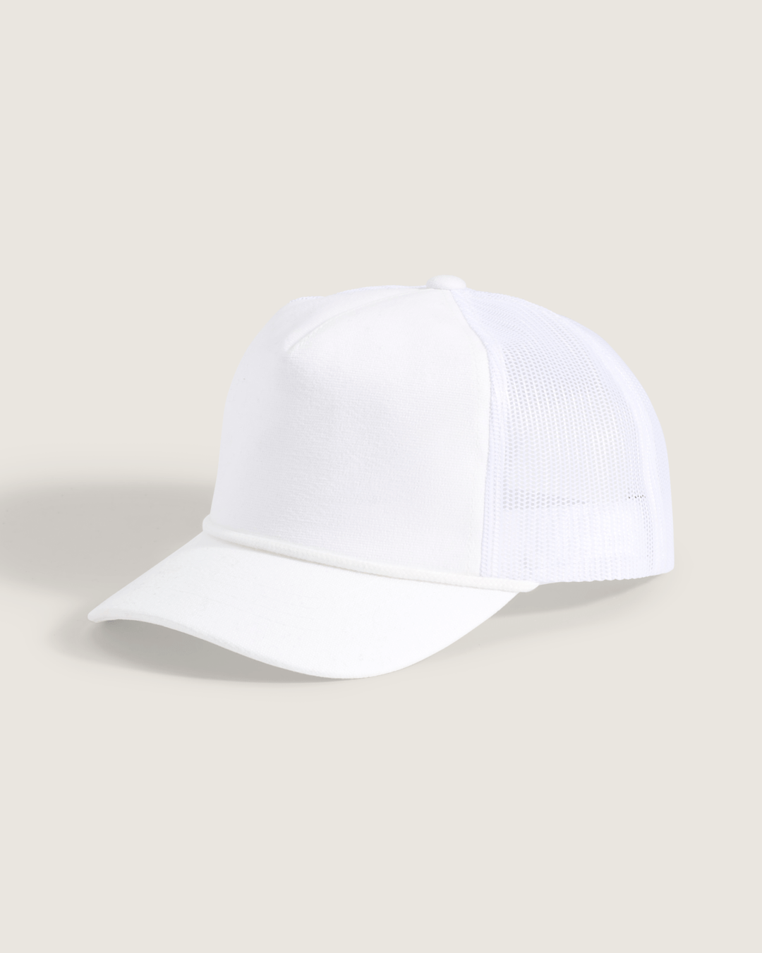 Vans Premium Trucker Hat in Egret White