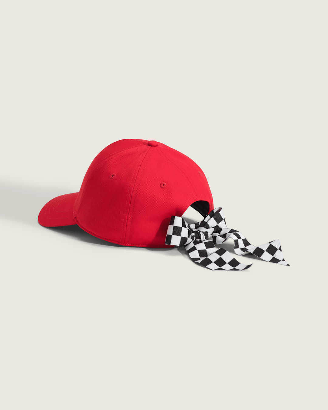 Vans Bow Back Hat in Racing Red