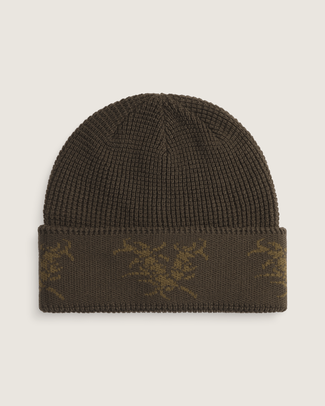 Vans Skate Spinal V Beanie in Coal Brown