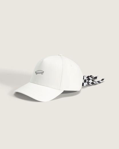 Vans Bow Back Hat in Marshmallow White