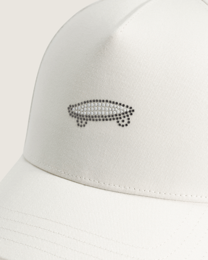 Vans Bow Back Hat in Marshmallow White