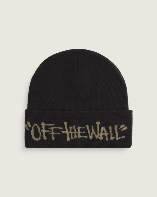 Vans Kids Let Loose Tall Cuff Beanie in Black