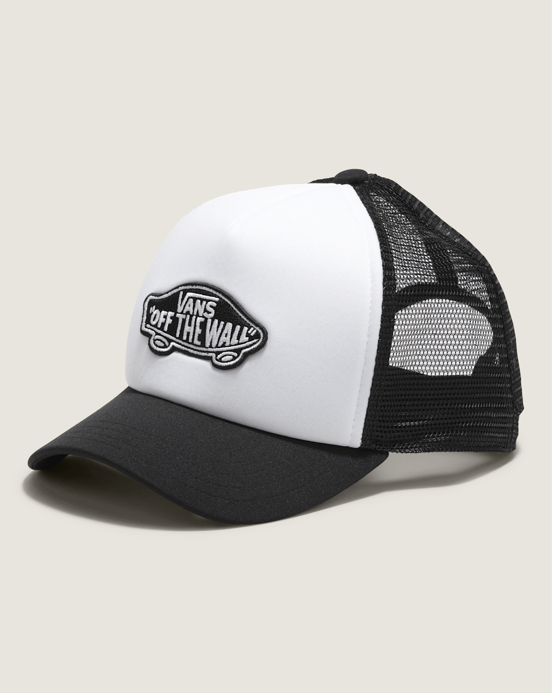 Vans Kids Classic Patch Trucker Hat in Black / White