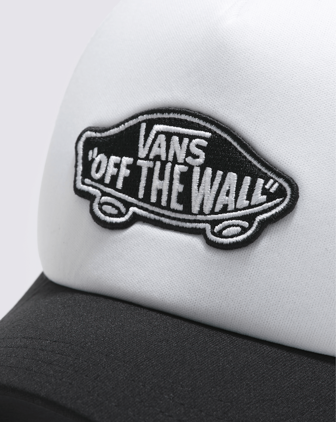 Vans Kids Classic Patch Trucker Hat in Black / White