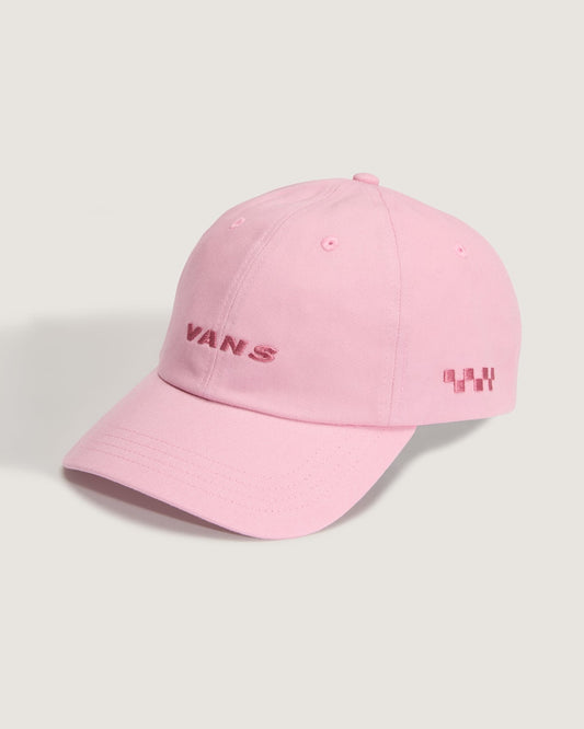 Vans Checkerboard Side Snapback Hat in Dawn Pink