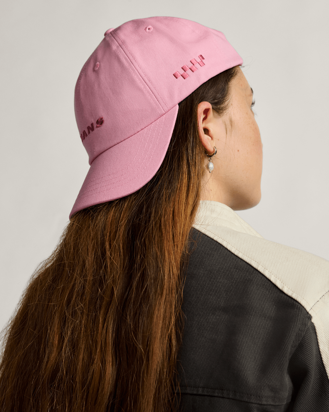 Vans Checkerboard Side Snapback Hat in Dawn Pink