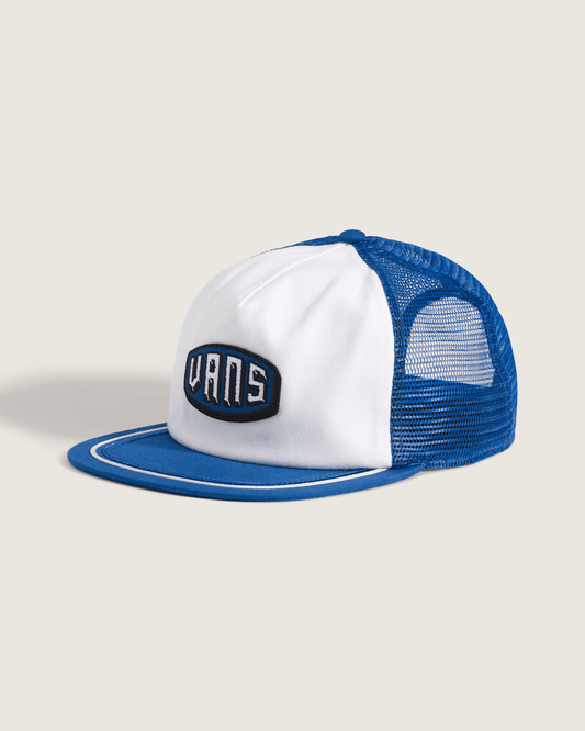 Vans Raised Up Trucker Hat in True Blue