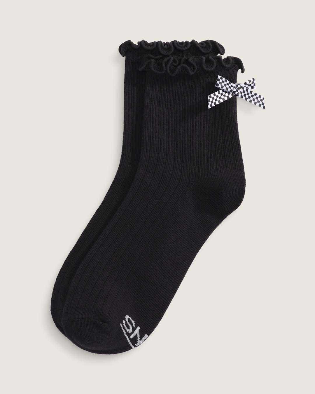 Vans Bow Back Crew Socks in Black