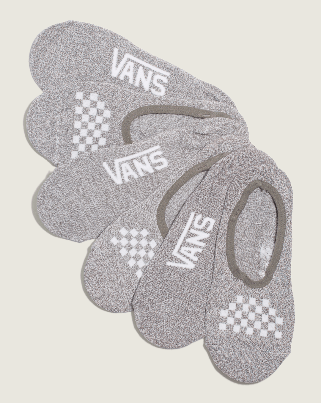 Vans Classic Canoodle Socks 3-Pack in Heather Grey