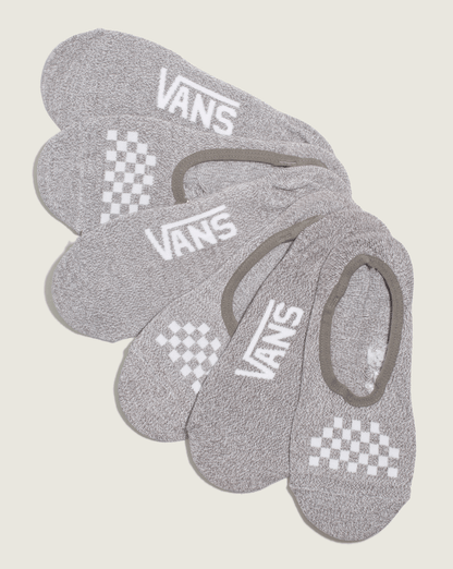 Vans Classic Canoodle Socks 3-Pack in Heather Grey