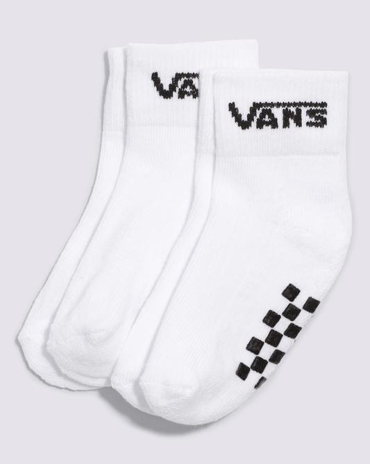 Vans Infant Classic Crew Socks 2-Pack in White