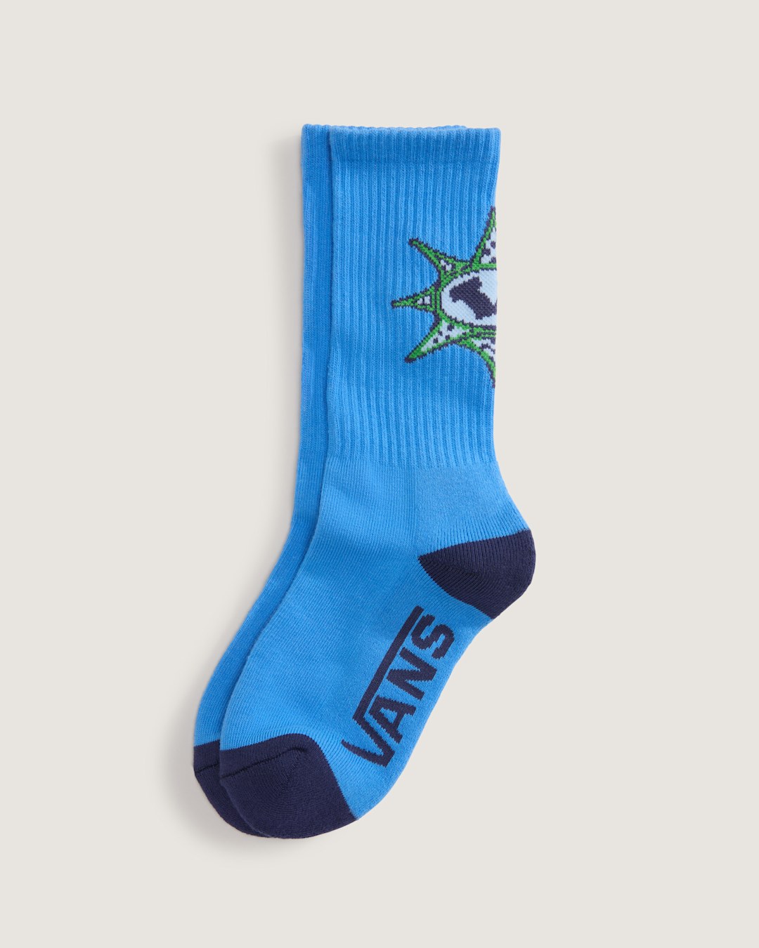 Vans Kids Ticker Crew Socks in Tranquil Blue