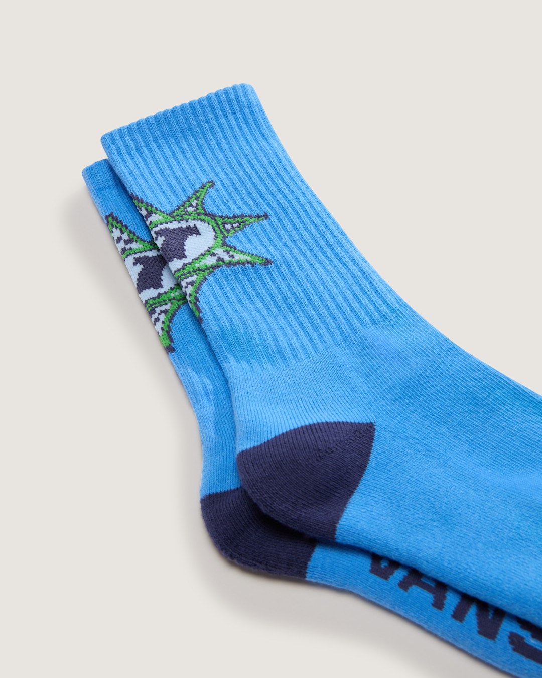 Vans Kids Ticker Crew Socks in Tranquil Blue