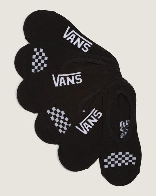 Vans Kids Classic Canoodle Socks 3-Pack in Black / White