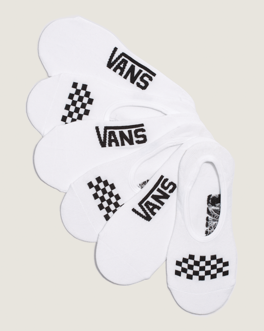 Vans Kids Classic Canoodle Socks 3-Pack in White / Black