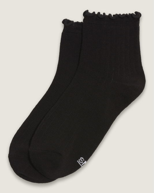 Vans Kids Lettuce Have it Half Crew Socks in Black