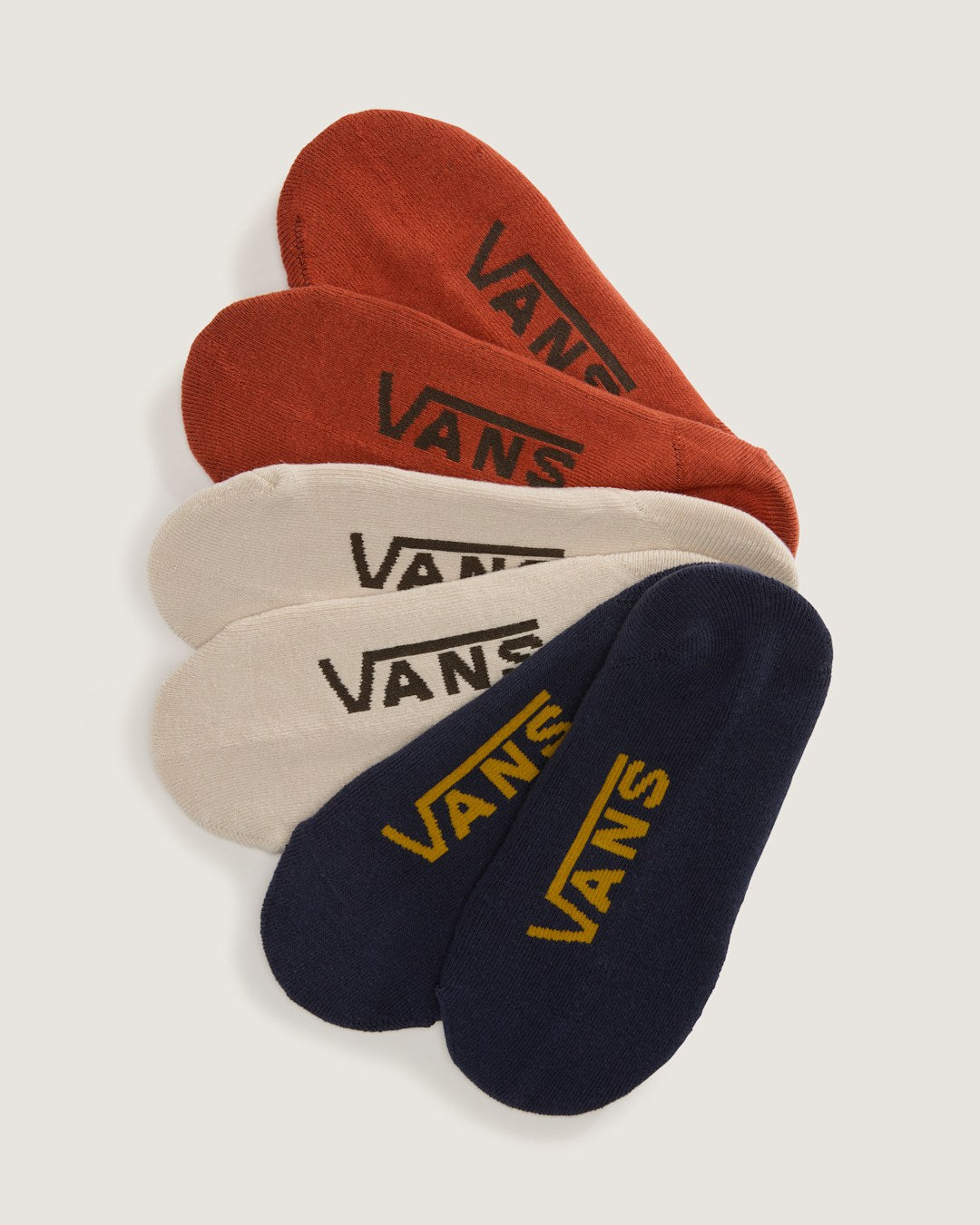Vans Classic No Show Socks 3-Pack in Parisian Night Blue