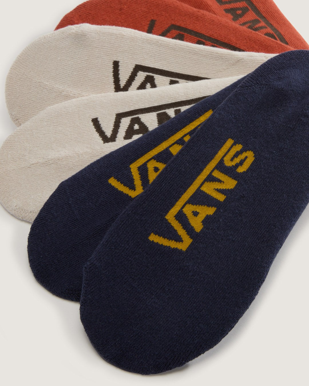 Vans Classic No Show Socks 3-Pack in Parisian Night Blue
