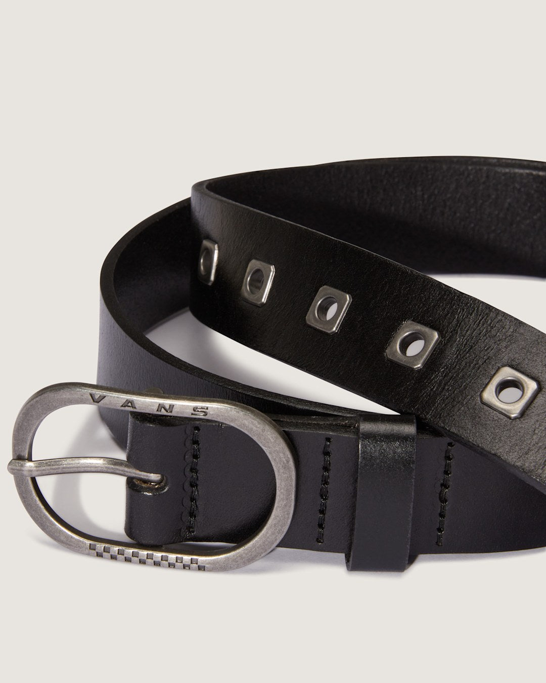 Vans Determined Leather Belt in Black