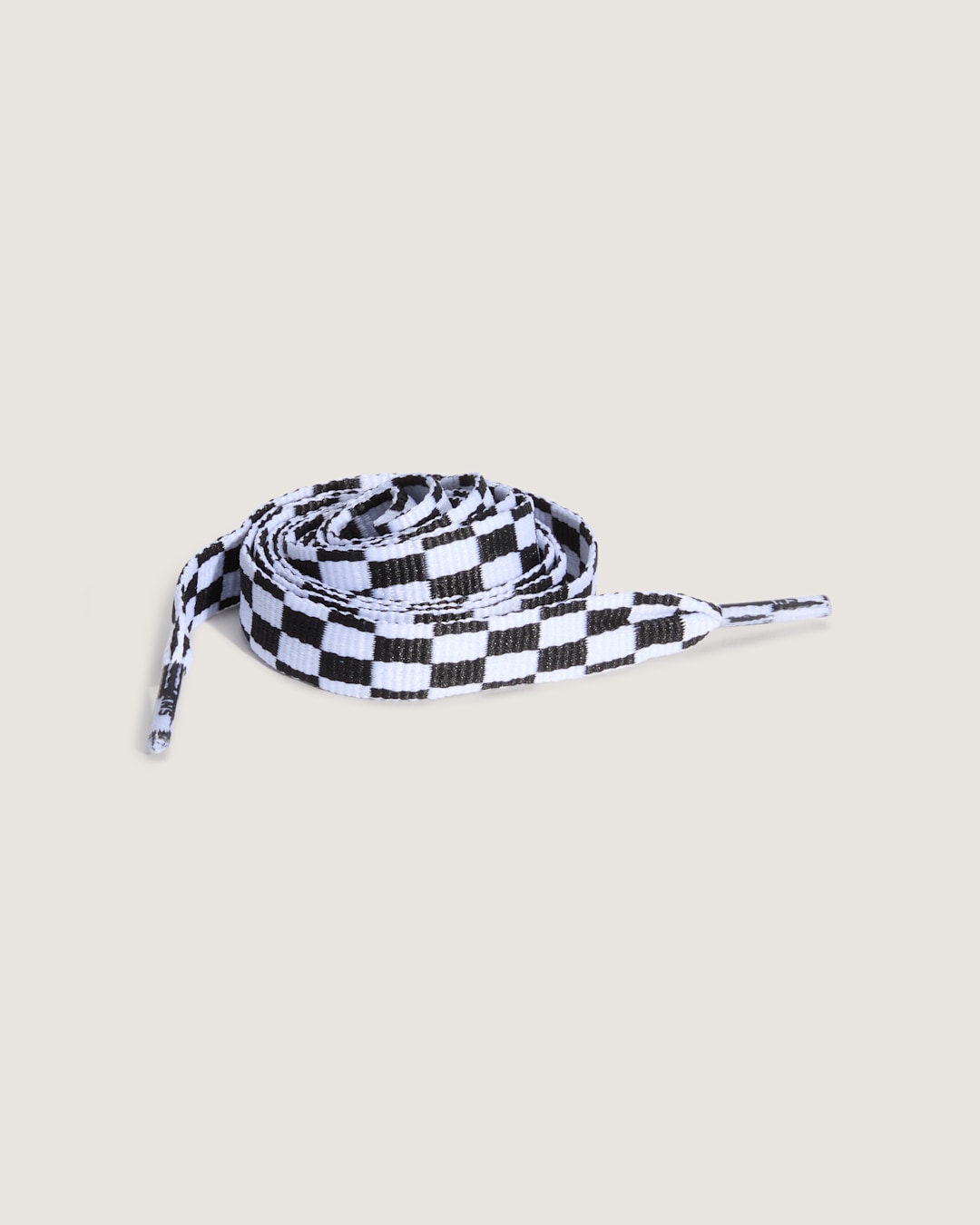 Vans Checkerboard Vans Fat Shoe Laces in Black / White