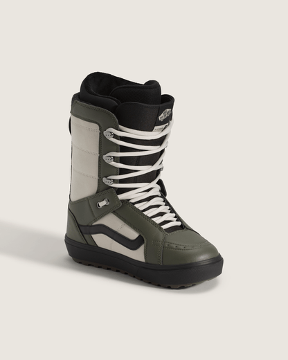 Vans Hi-Standard OG Snowboard Boot in Grape Leaf Green / Oatmeal Beige