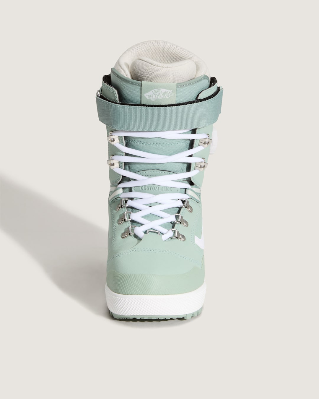Vans Women's Luna Pro Snowboard Boot in Olive Gray