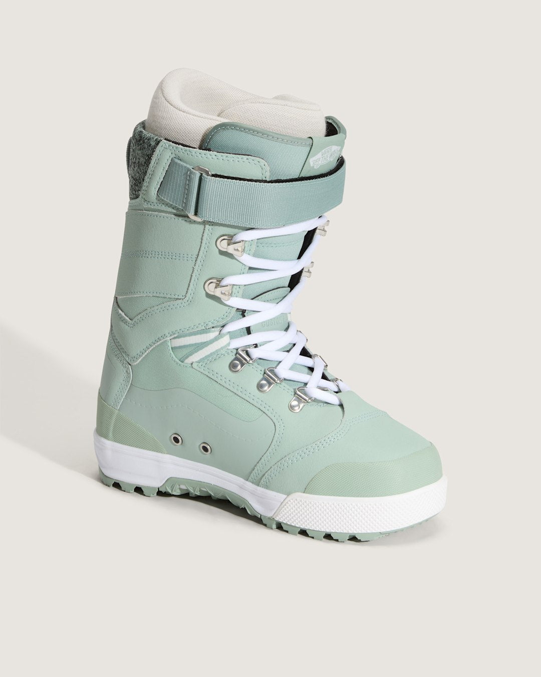 Vans Women's Luna Pro Snowboard Boot in Olive Gray