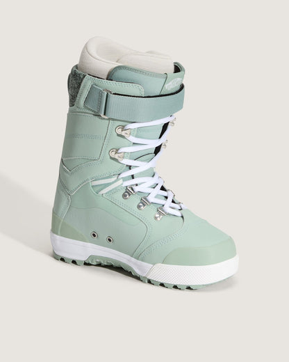 Vans Women's Luna Pro Snowboard Boot in Olive Gray