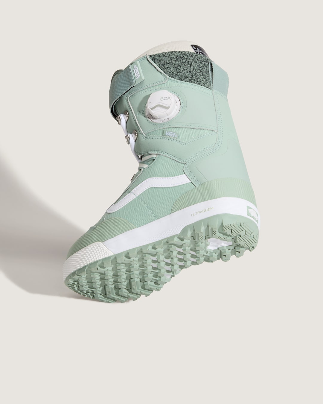 Vans Women's Luna Pro Snowboard Boot in Olive Gray