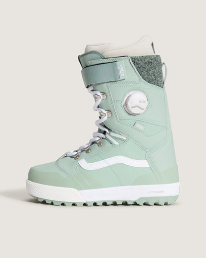 Vans Women's Luna Pro Snowboard Boot in Olive Gray