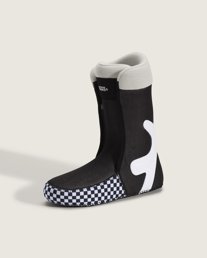 Vans Women's Encore Pro X Mia Brookes Snowboard Boot in Racing Red / Marshmallow White