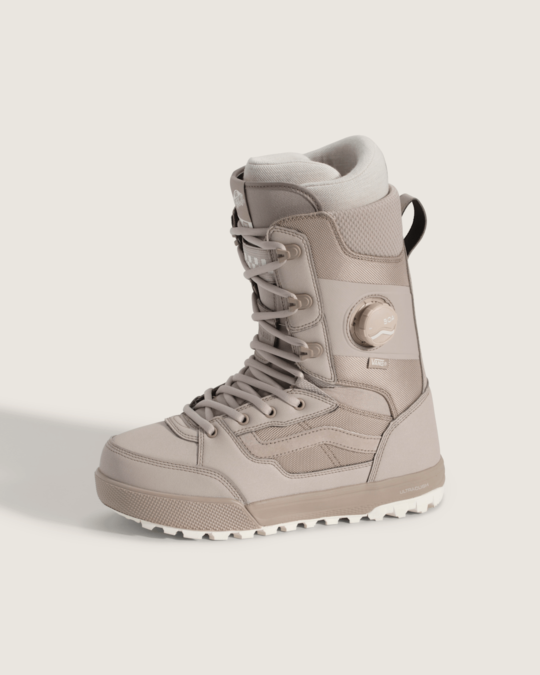 Vans Invado Pro Snowboard Boot in Mushroom Brown