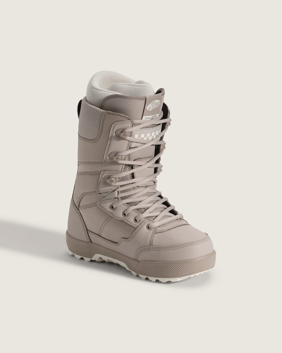 Vans Invado Pro Snowboard Boot in Mushroom Brown