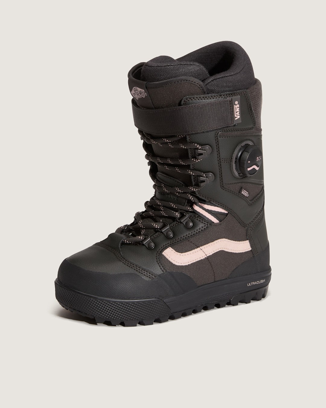 Vans Women's Luna Pro Snowboard Boot in Faded Black