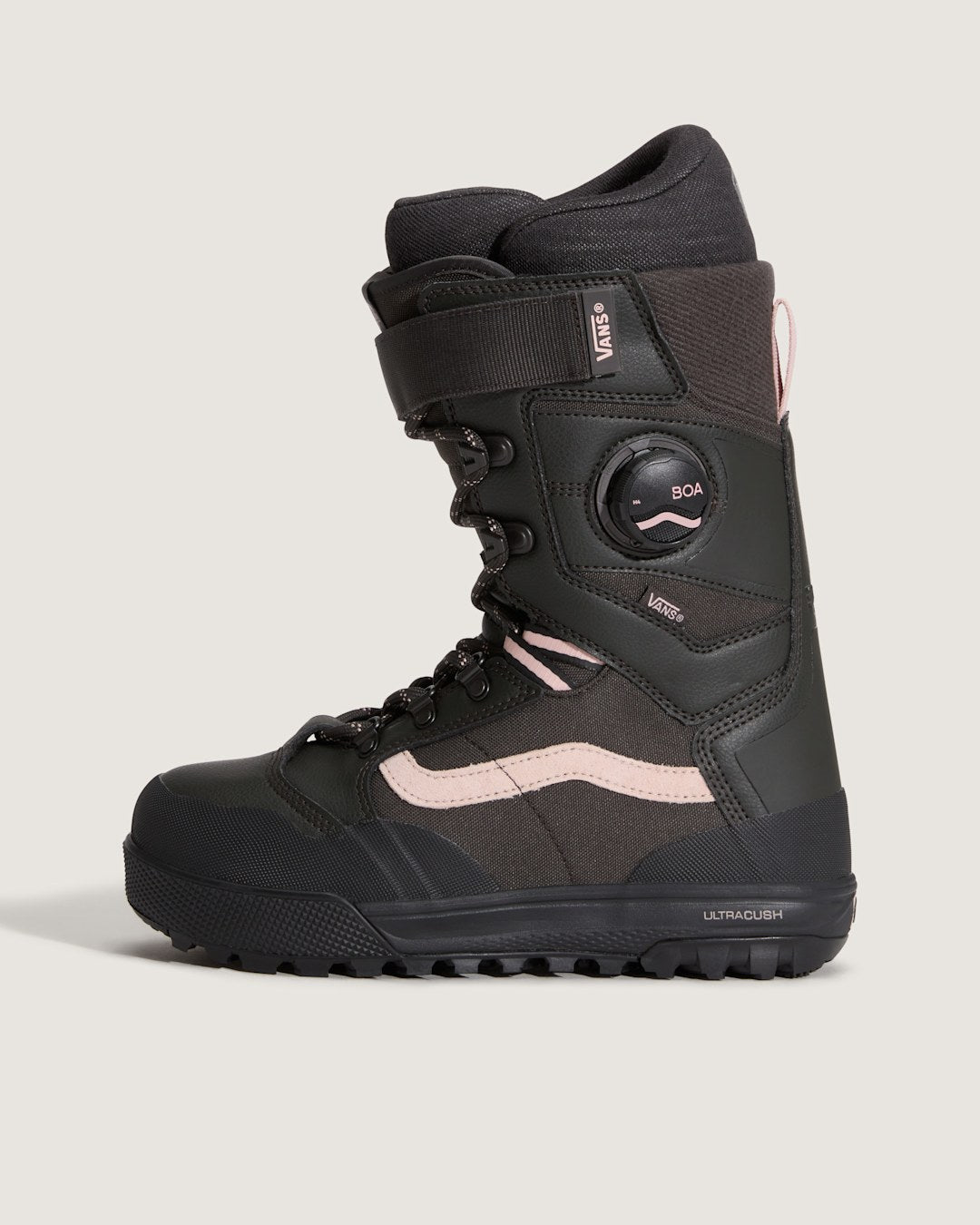 Vans Women's Luna Pro Snowboard Boot in Faded Black