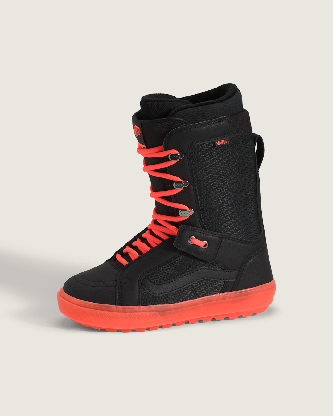 Vans Hi-Standard OG Snowboard Boot in Black / Orange